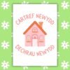 New house Welsh Cartref Card Welsh Language New Home Card – Cartref Newydd, Dechrau Newydd