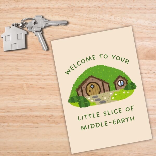 New house middle earth Card (1) New Home Card - Welcome to Your Little Slice of Middle-earth