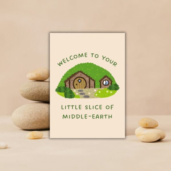New house middle earth Card (3) New Home Card - Welcome to Your Little Slice of Middle-earth