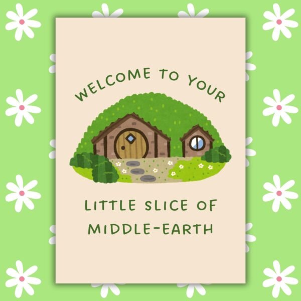 New house middle earth Card New Home Card - Welcome to Your Little Slice of Middle-earth
