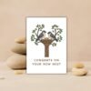 New nest family birds Card (3) New Home Card - Congrats On New Nest