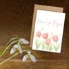 New Beginnings Ostara Card – Watercolour Crocus Illustration