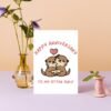 Happy Anniversary Card – To My Otter Half