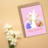 Pasg Hapus Bunny Easter (1) Pasg Hapus β Welsh Language Easter Bunny Card