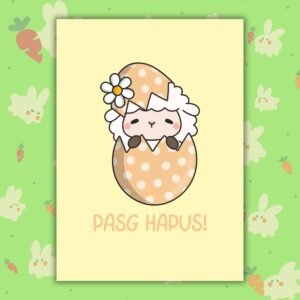 Pasg Hapus – Welsh Language Easter Card