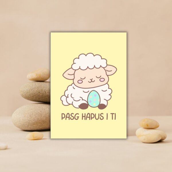 Pasg Hapus I Ti Easter Egg (3) Pasg Hapus i Ti – Welsh Easter Card