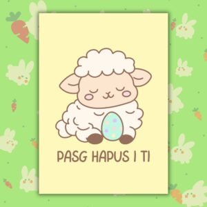 Pasg Hapus i Ti – Welsh Easter Card