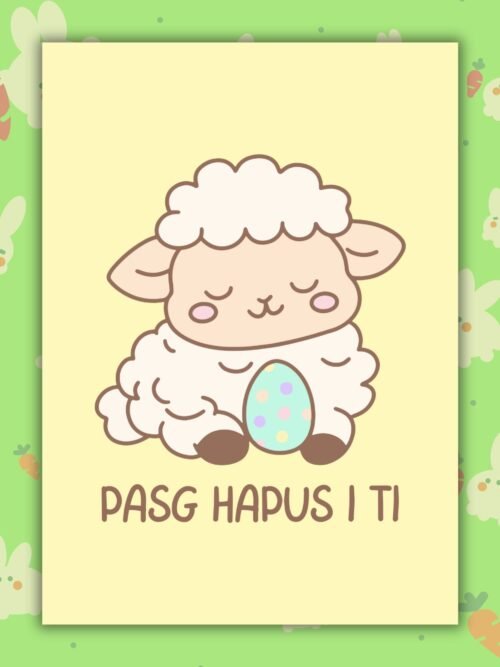 Pasg Hapus i Ti – Welsh Easter Card