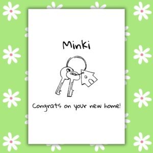 New Home Card - Personalised Congrats on Your New Home