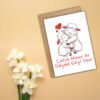 SDD Cwtch sheep (1) Cwtch Mawr Ar Ddydd Gŵyl Dewi – Cuddling Sheep St David’s Day Card