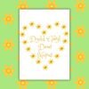 SDD Daffodil Heart Dydd Gŵyl Dewi Hapus – Daffodil St David’s Day Welsh Card