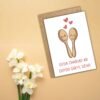 SDD Spoons 2 (1) Gyda Chariad Ar Ddydd Gŵyl Dewi – Welsh Love Spoon St David’s Day Card
