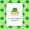 Lá Fhéile Pádraig sona duit – Irish Language St Patrick’s Day Card | Cat in Irish Hat
