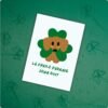 SPD Dog (2) Lá Fhéile Pádraig sona duit – Irish Language St Patrick’s Day Card | Dog with Shamrock