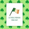 SPD Flag Lá Fhéile Pádraig sona duit – Irish Language St Patrick’s Day Card | Irish Flag Design