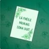 Lá Fhéile Pádraig sona duit – Irish Language St Patrick’s Day Card | Green Floral Design