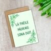 Lá Fhéile Pádraig sona duit – Irish Language St Patrick’s Day Card | Green Floral Design