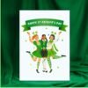 SPD Girls (1) Happy St Patrick’s Day Card - Girls Squad