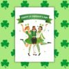 SPD Girls Happy St Patrick’s Day Card - Girls Squad