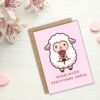 Penblwydd Perthynas Hapus Welsh Language Anniversary Card