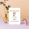 Happy Anniversary Card – To a Silly Goose