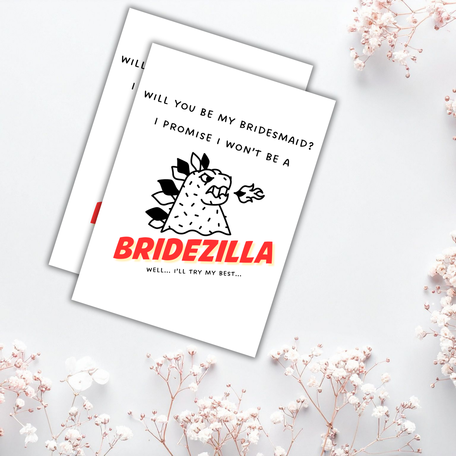 Will You Be My Bridesmaid? – Funny Bridezilla Bridesmaid Proposal Card - Image 2