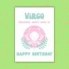 Virgo Birthday Card – Zodiac Birthday Card