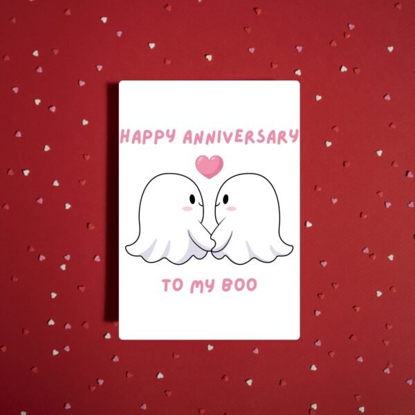Happy Anniversary To My Boo Card