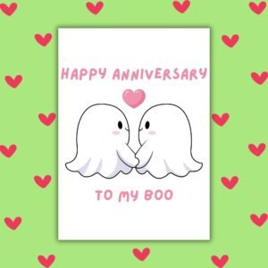 Happy Anniversary To My Boo Card