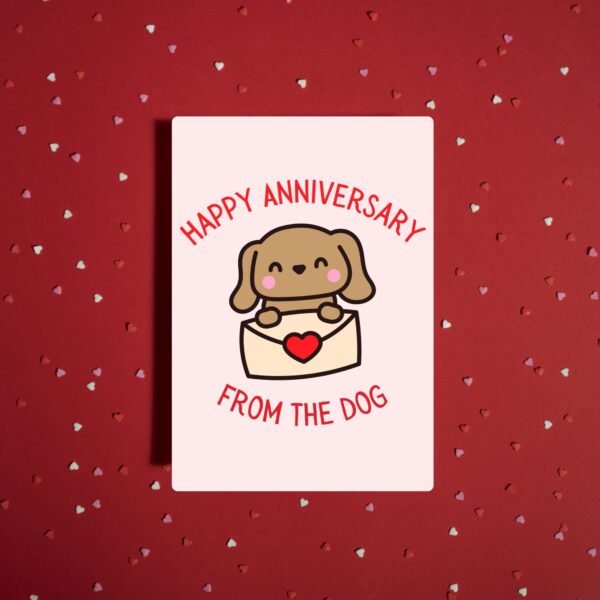 from the dog Anniversary Card (1) Happy Anniversary Card β From the Dog