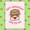 from the dog Anniversary Card Happy Anniversary Card β From the Dog