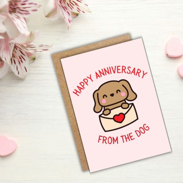 from the dog Anniversary Card (3) Happy Anniversary Card β From the Dog