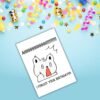 Ahhhhh Belated Birthday Card (2) Funny Belated Birthday Card – AHHHHHH I Forgot Your Birthday