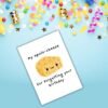 Funny Belated Birthday Card - Apolo-cheese