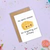 Funny Belated Birthday Card - Apolo-cheese