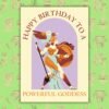 Athena Greek Mythology Birthday Card – Happy Birthday To A Powerful Goddess