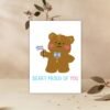 Beary Proud Of You – Trans Pride Bear Card