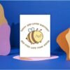 Bee Lated goose Birthday Card (1) Funny Belated Birthday Card - Happy Bee-lated Birthday