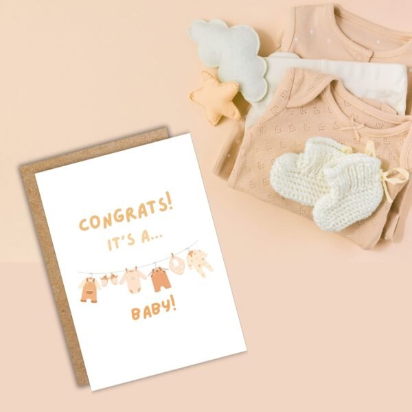 Congrats It’s a Baby – Funny New Baby Card
