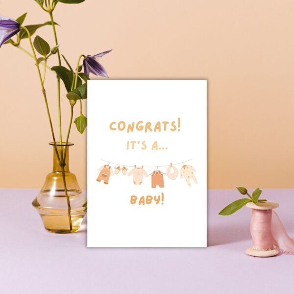 Congrats It’s a Baby – Funny New Baby Card