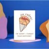 Funny Belated Birthday Card – Oh Crepe I Forgot Your Birthday