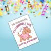 Funny Belated Birthday Card – Fashionably Late Dog Card
