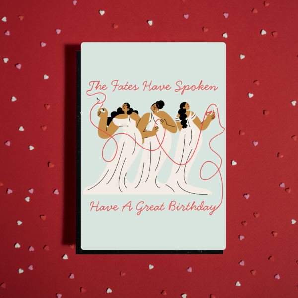 Fates Birthday Card (1) Greek Mythology Birthday Card - The Fates Birthday Card