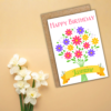 Flowers Personalised Birthday (1) Personalised April Birthday Card - Colourful Daisies