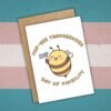 Hap Bee Transgender DOV Card (1) Hap-Bee Transgender Day of Visibility – Trans Pride Bee Card