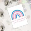 Happy Rainbow Transgender DOV Card (2) Happy Transgender Day of Visibility – Trans Pride Rainbow Card