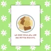 Funny Leaving Card - We Hope Your New Job Has Better Biscuits
