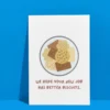 Funny Leaving Card - We Hope Your New Job Has Better Biscuits