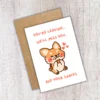 Leaving miss you and snacks 4 Funny Leaving Card - We’ll Miss You. And Your Snacks