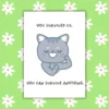 Leaving survive anything 1 Funny Leaving Card - You Survived Us. You Can Survive Anything